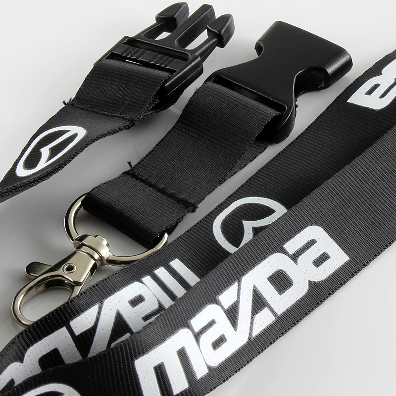 Mazda Black Keychain Lanyard - Image 2