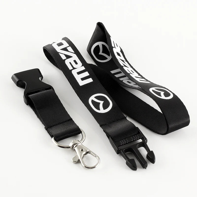 Mazda Black Keychain Lanyard - Image 3