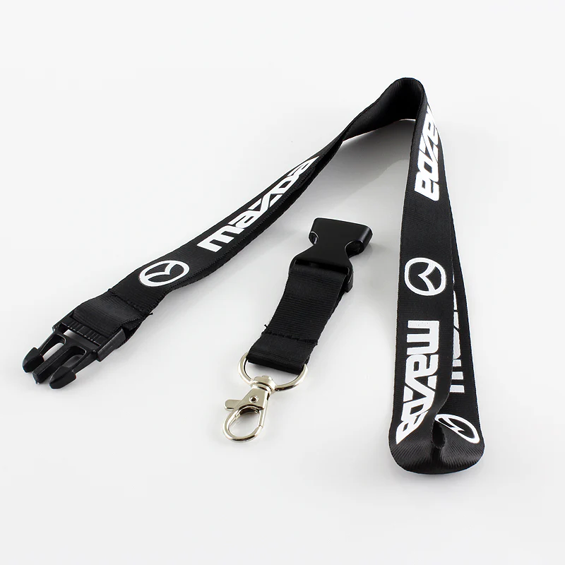 Mazda Black Keychain Lanyard - Image 4