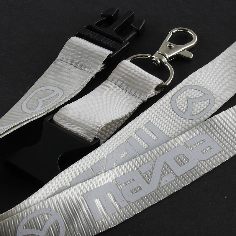 Mazda Silver Keychain Lanyard - Image 2
