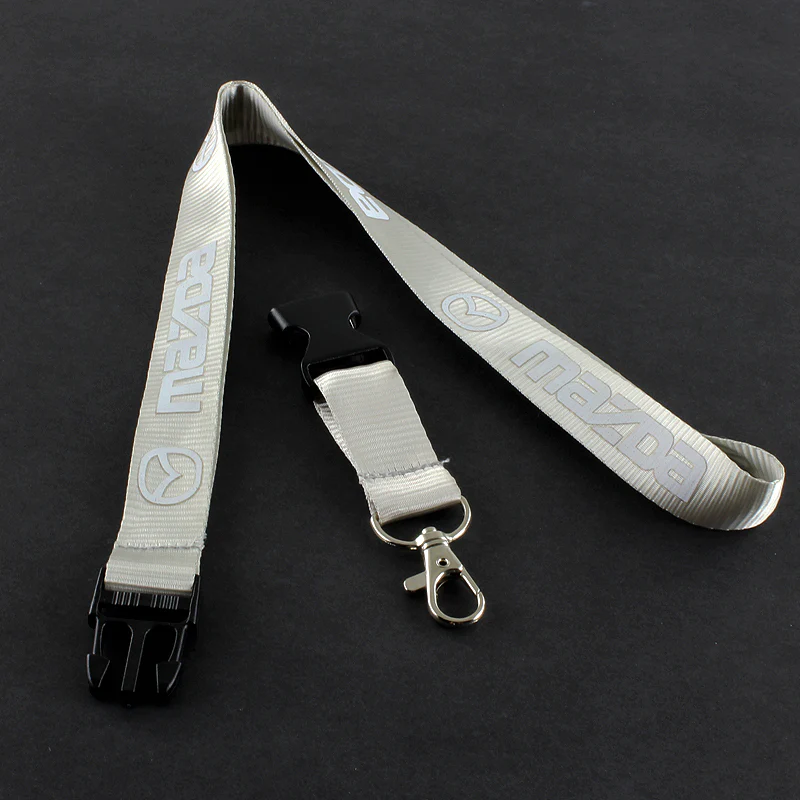 Mazda Silver Keychain Lanyard - Image 4