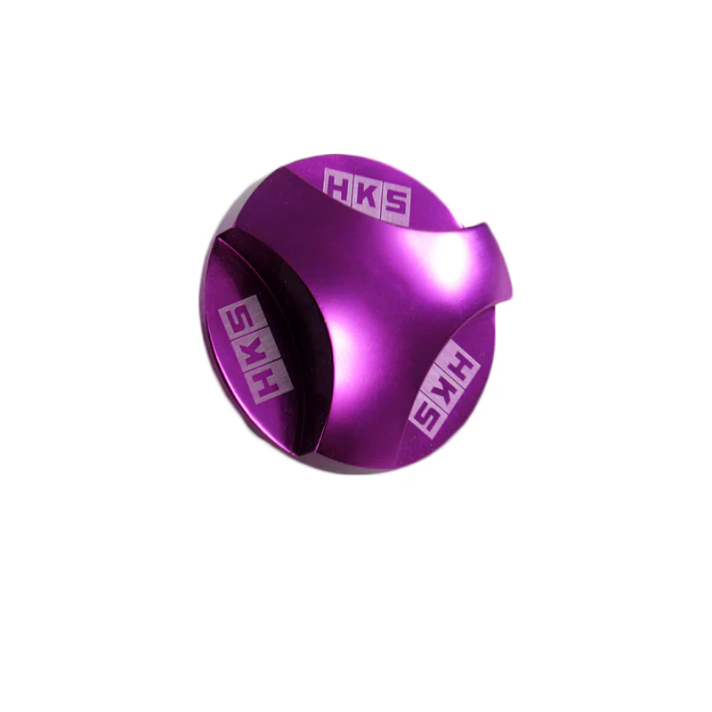 New Purple HKS Aluminum Hexagonal Racing Engine Oil Filler Cap For MITSUBISHI - Image 2