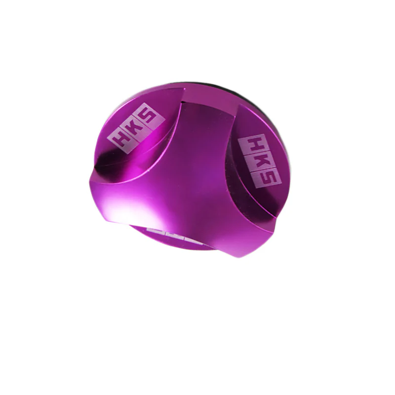 New Purple HKS Aluminum Hexagonal Racing Engine Oil Filler Cap For MITSUBISHI - Image 4