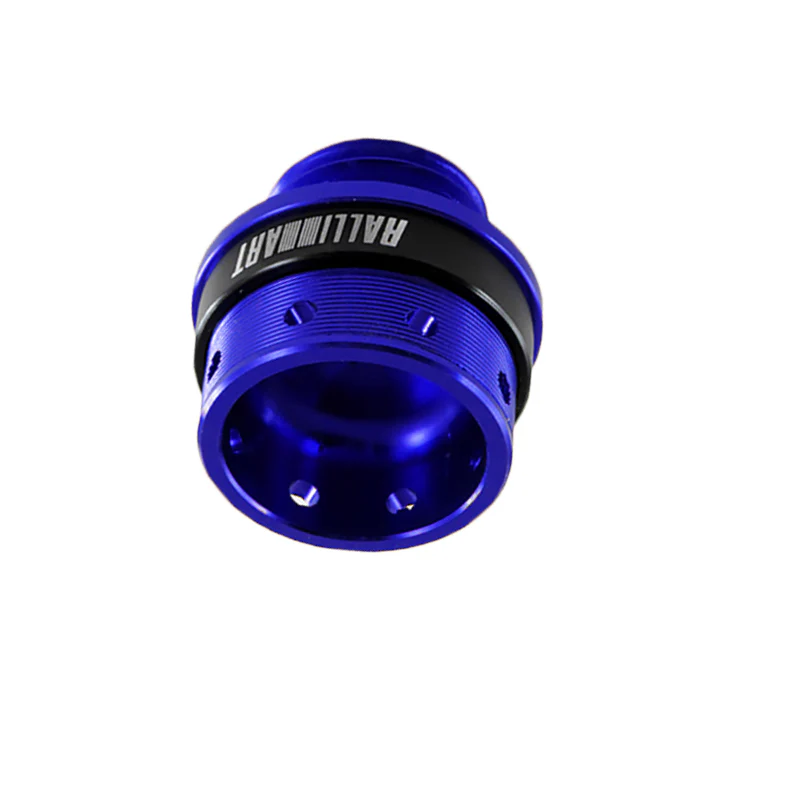 New Ralliart Blue Racing Engine Oil Cap Oil Fuel Filler Cover Cap For Mitsubishi - Image 5