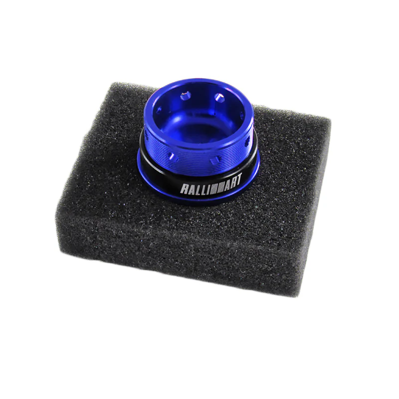 New Ralliart Blue Racing Engine Oil Cap Oil Fuel Filler Cover Cap For Mitsubishi - Image 6