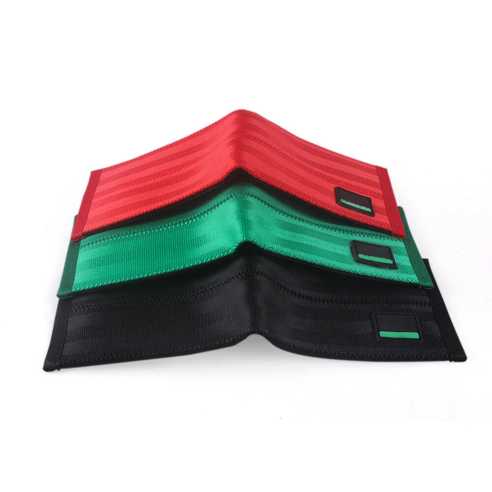 New Takata FD Men Women Wallet Card Money Cash Holder Drift JDM Drift Harness with Harveys Logo X1 Black - Image 4