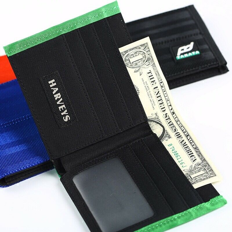 New Takata FD Men Women Wallet Card Money Cash Holder Drift JDM Drift Harness with Harveys Logo X1 Green - Image 6