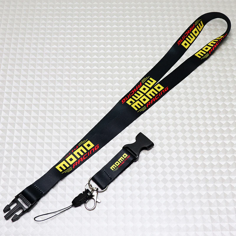 MOMO Black Keychain Lanyard - Image 4