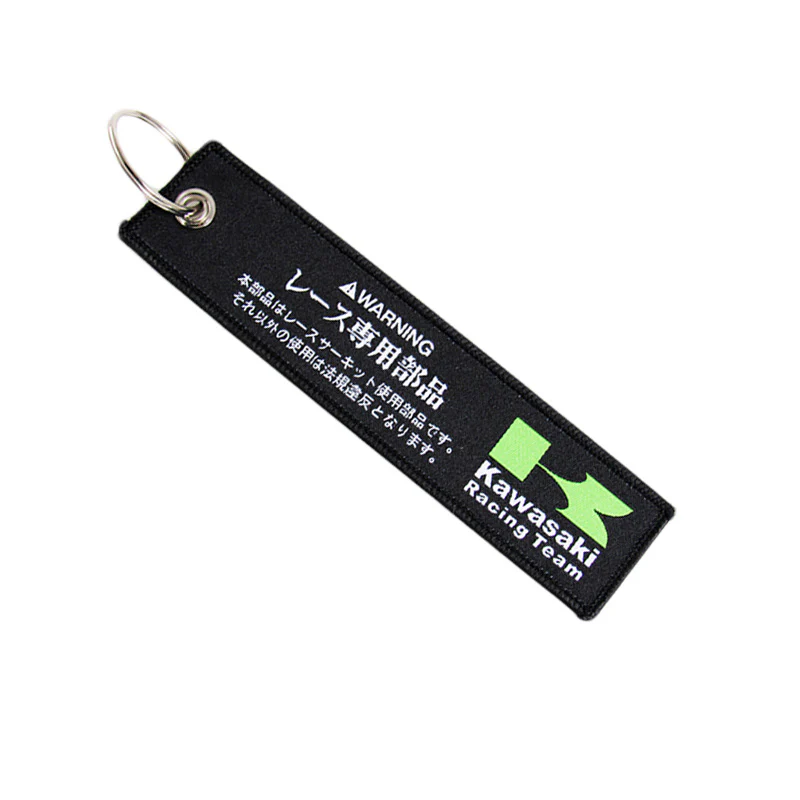 2 pcs NINJA KAWASAKI DUCATICORSE MOTORCYCLE DOUBLE SIDE Racing Cell Holders Keychain - Image 3