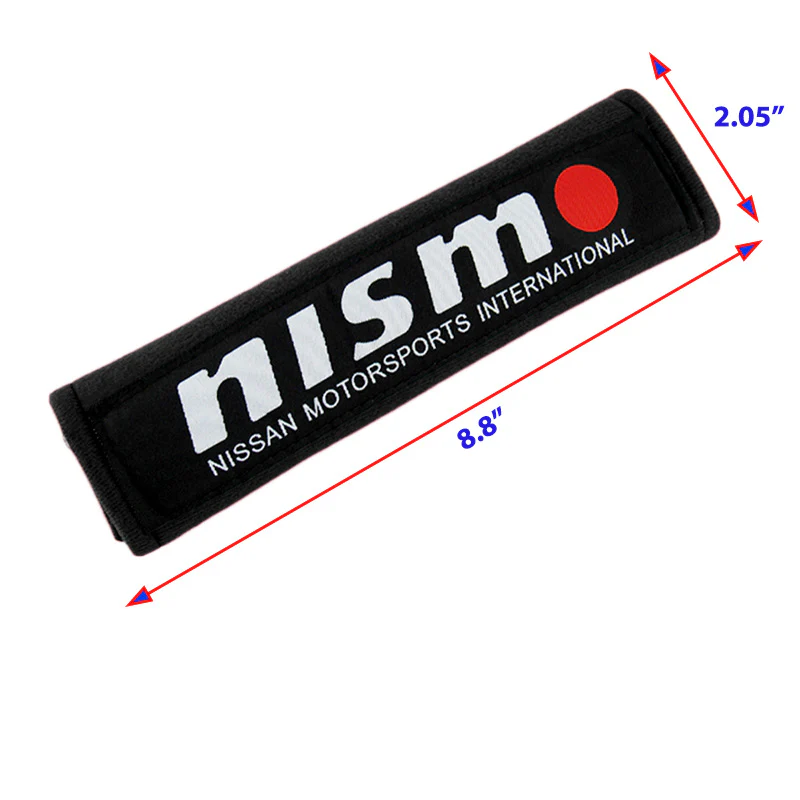 NISMO Black Seat Belt Cover X2 - Image 2