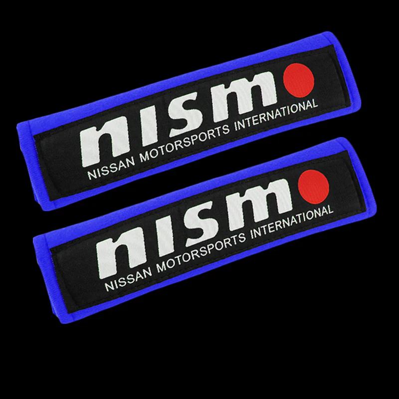 NISMO Blue Seat Belt Cover X2 - Image 2