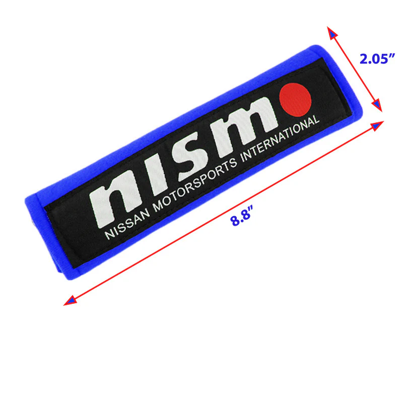NISMO Blue Seat Belt Cover X2 - Image 5