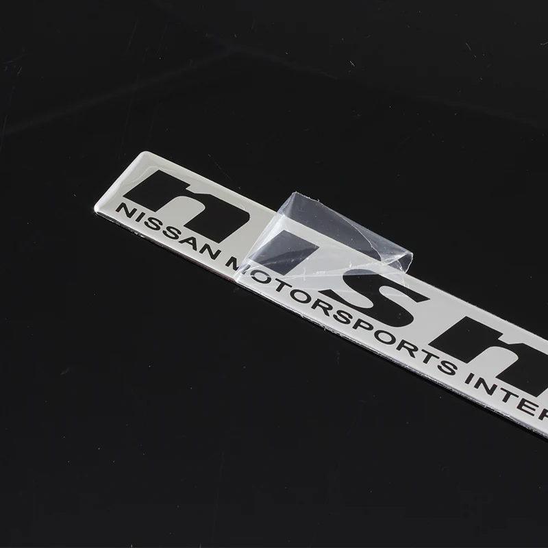 Nissan Nismo Silver Emblem Sticker x2 - Image 3