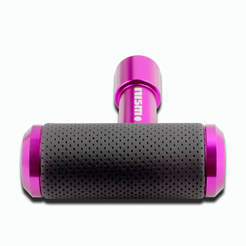 NISMO Leather Car Shift Knob Aircraft Joystick Transmission Racing Gear Purple - Image 3
