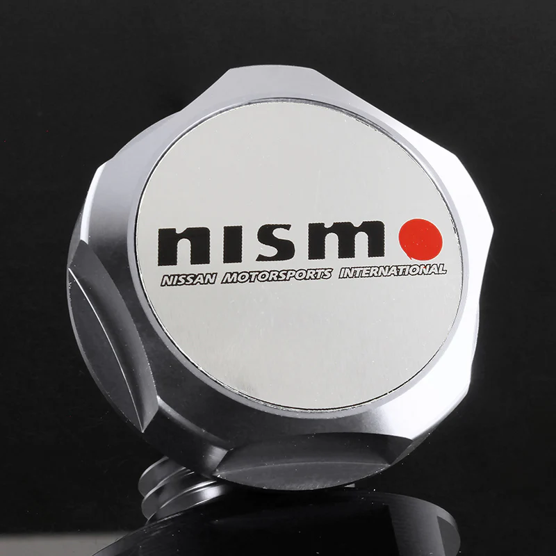 Nissan Nismo Silver Engine Oil Filler Cap - Image 3