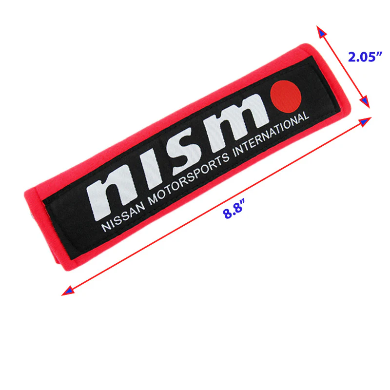 NISMO Red Seat Belt Cover X2 - Image 7