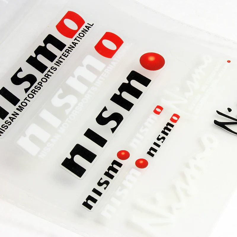 Nissan Nismo 10pcs Reflective Sticker Set - Image 2