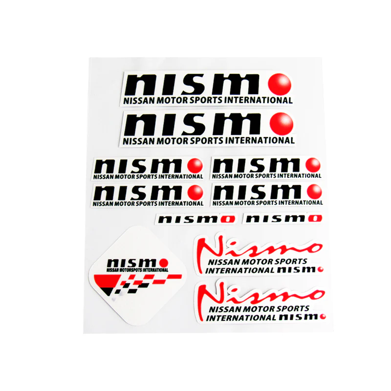 NISMO Reflective Car Door Window Vinyl Decal Sticker For NISSAN - 11pcs (Set) - Image 2