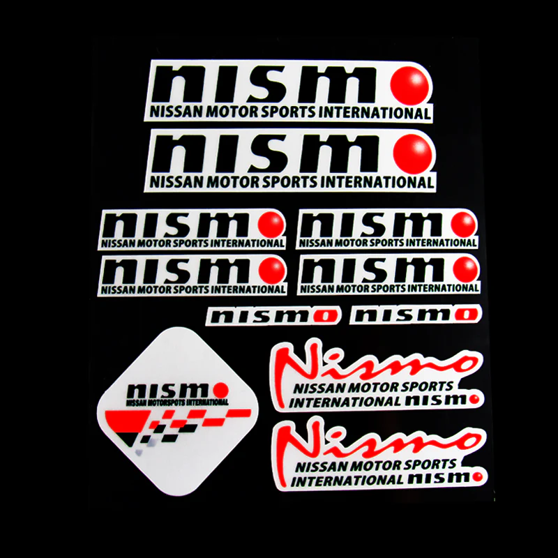 NISMO Reflective Car Door Window Vinyl Decal Sticker For NISSAN - 11pcs (Set) - Image 3