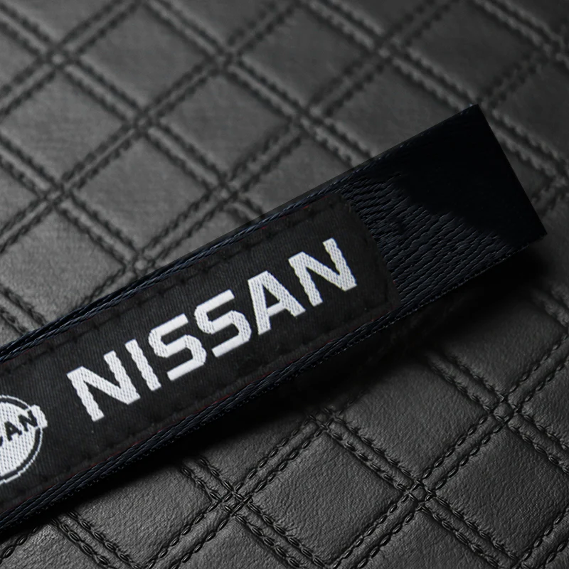 Nissan Black Keychain with Metal Key Ring - Image 4