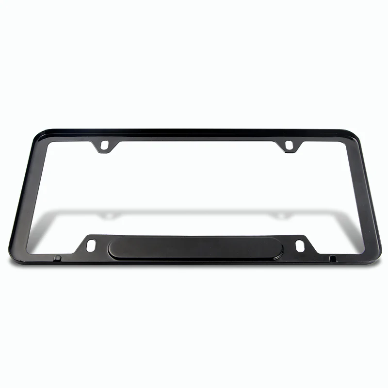 NISSAN Black Stainless Steel Metal License Plate Frame New X2 - Image 7