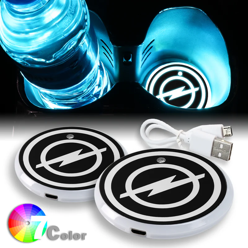 NISSAN 350Z Carbon Fiber Look Car Center Console Armrest Cushion Mat Pad Cover with LED Coasters Combo Set - Image 8