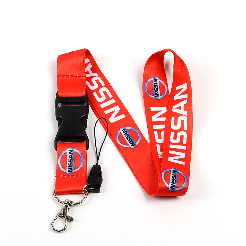 NISSAN JDM NISMO NEW Red Lanyard Key Chain Cell Phone Strap Quick Release - Image 4