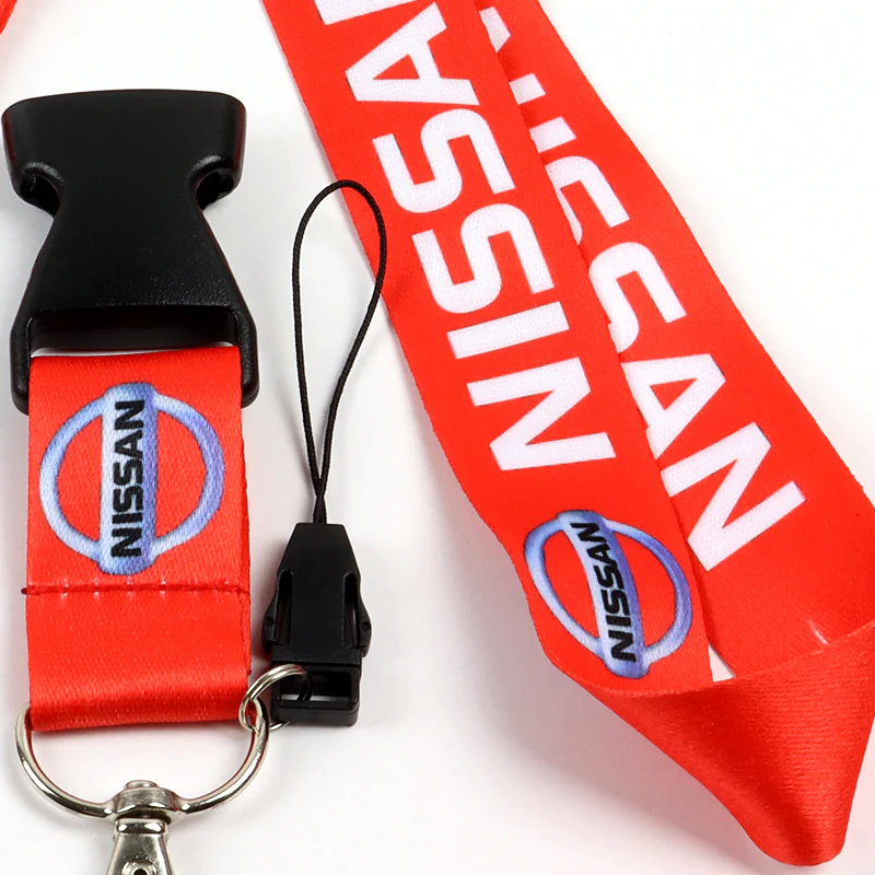NISSAN JDM NISMO NEW Red Lanyard Key Chain Cell Phone Strap Quick Release - Image 6