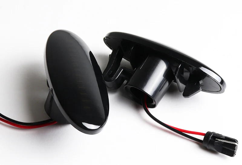 Nissan Juke / Cube / Leaf Amber LED Turn Signal Front Fender Side Marker Lights -Smoked Lens - Image 3