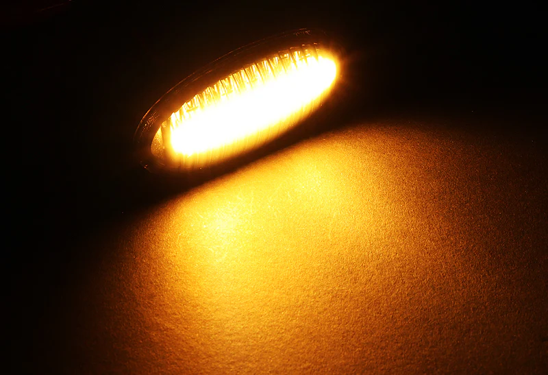 Nissan Juke / Cube / Leaf Amber LED Turn Signal Front Fender Side Marker Lights -Smoked Lens - Image 4