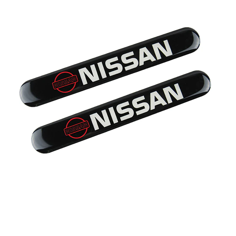 Nissan NISMO Black Car Door Rear Trunk Side Fenders Bumper Badge Scratch Guard Sticker New 4 pcs - Image 3