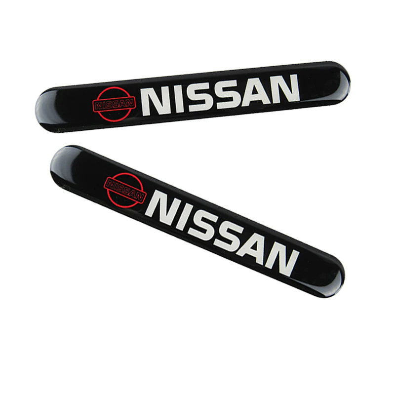 Nissan NISMO Black Car Door Rear Trunk Side Fenders Bumper Badge Scratch Guard Sticker New 4 pcs - Image 7