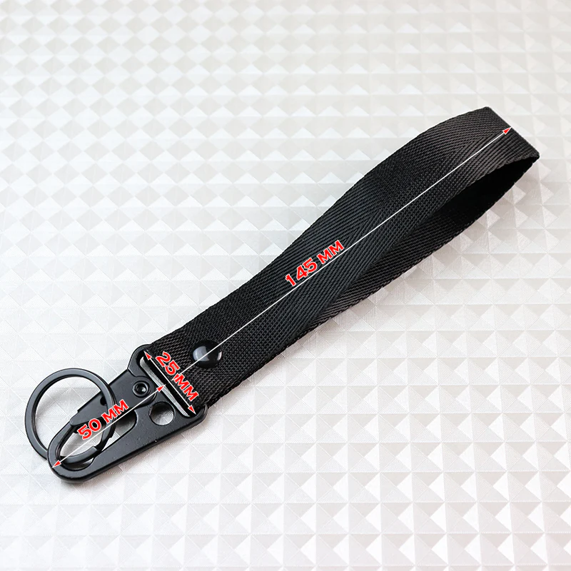 Nissan Nismo Black Keychain with Metal Key Ring - Image 7