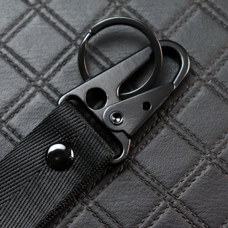 Nissan Nismo Black Keychain with Metal Key Ring - Image 3