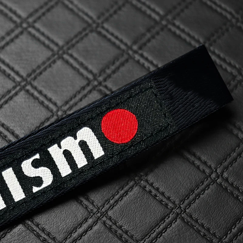 Nissan Nismo Black Keychain with Metal Key Ring - Image 4