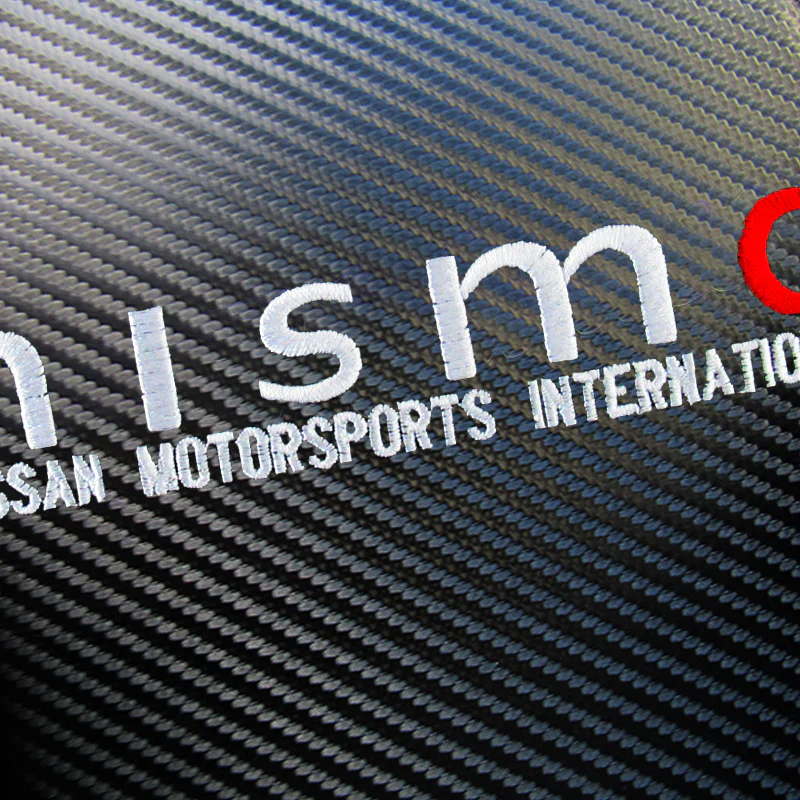 Nissan Nismo Carbon Fiber Look Embroidered Armrest Cushion - Image 5