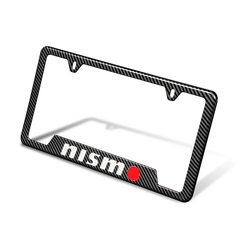 NISSAN NISMO Carbon Fiber Look License Plate Frame ABS X1 - Image 5