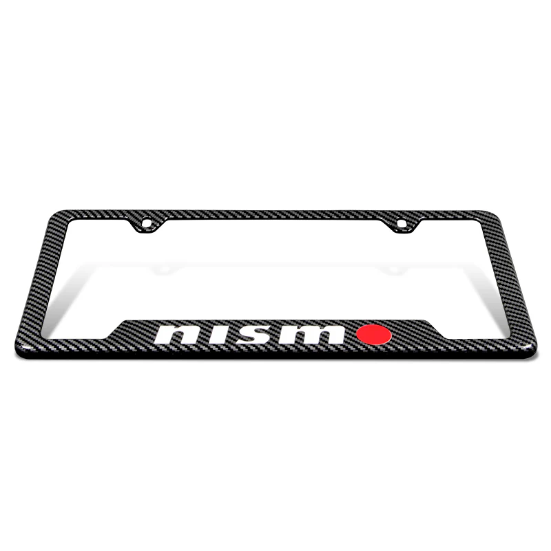 NISSAN NISMO Carbon Fiber Look License Plate Frame ABS X1 - Image 6