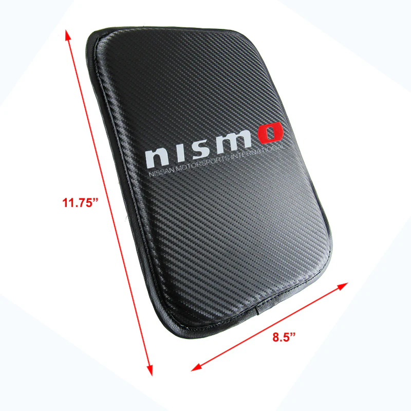 Nissan Nismo Set of Carbon Fiber Look Armrest Cushion & Seat Belt Cover - Image 5