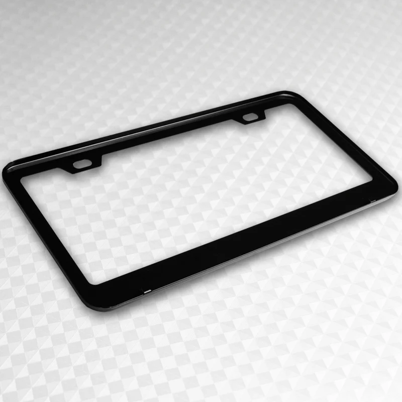 Nissan Nismo Black Stainless Steel License Plate Frame with Caps - Image 6