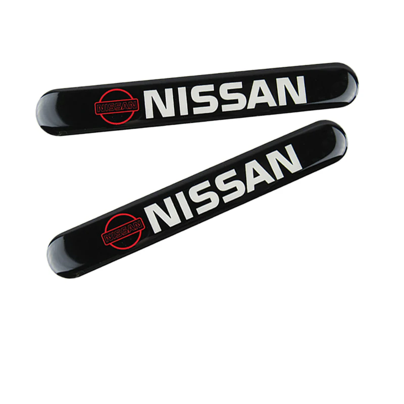 NISSAN Set LOGO Emblems with Black Keychain Tire Valves Wheel Air Caps - US SELLER - Image 8