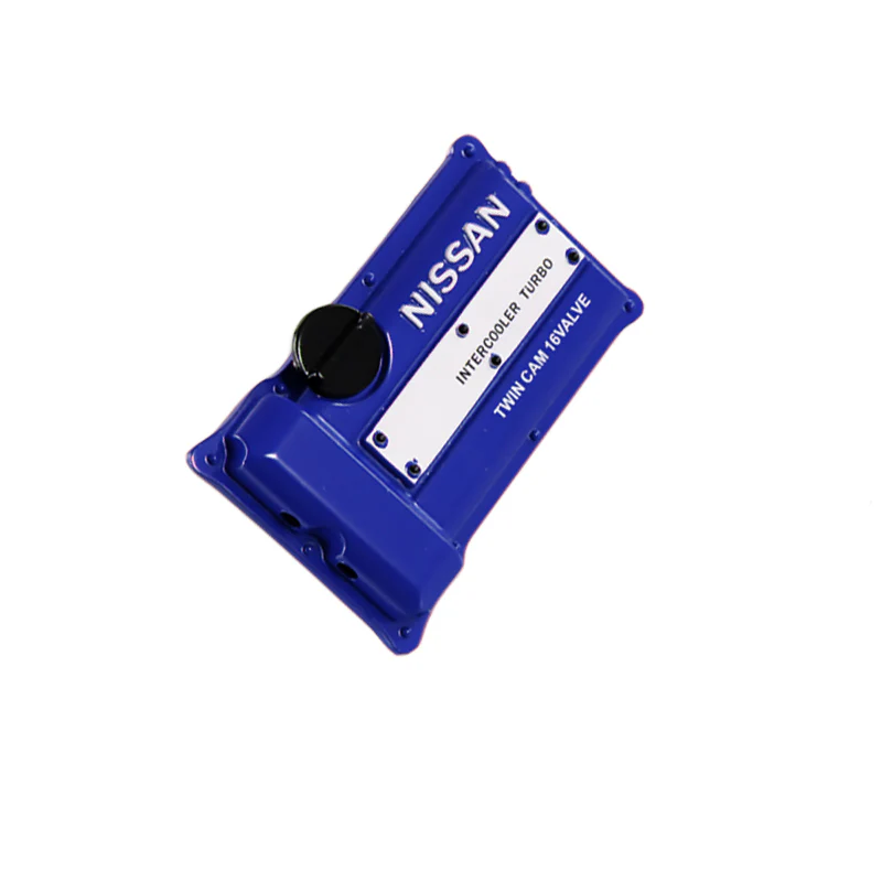 NISSAN Stainless Steel Engine Valve Cover Blue Car Vent Clip Air Freshener Kit - COLOGNE Scent - Image 7