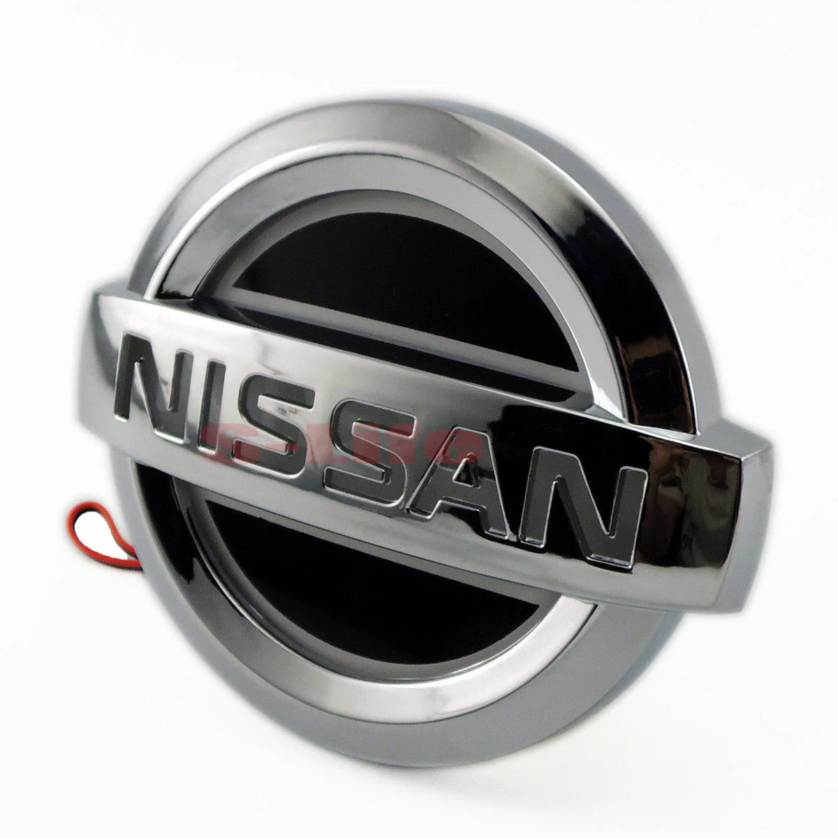 NISSAN White 5D LED Car Tail Logo Badge Emblem Auto Light Lamp For TIIDA X-TRAIL - Image 3
