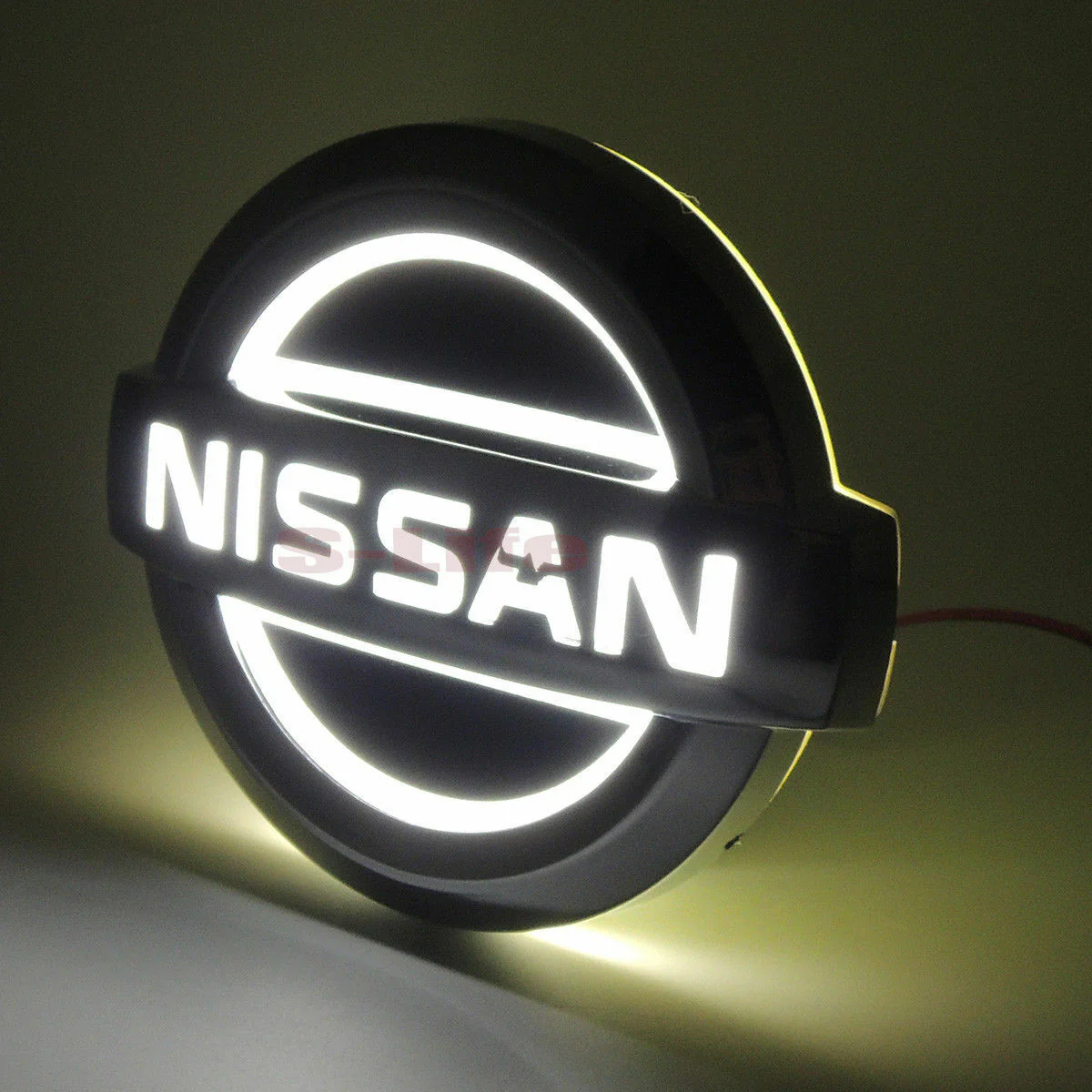 NISSAN White 5D LED Car Tail Logo Badge Emblem Auto Light Lamp For TIIDA X-TRAIL - Image 7