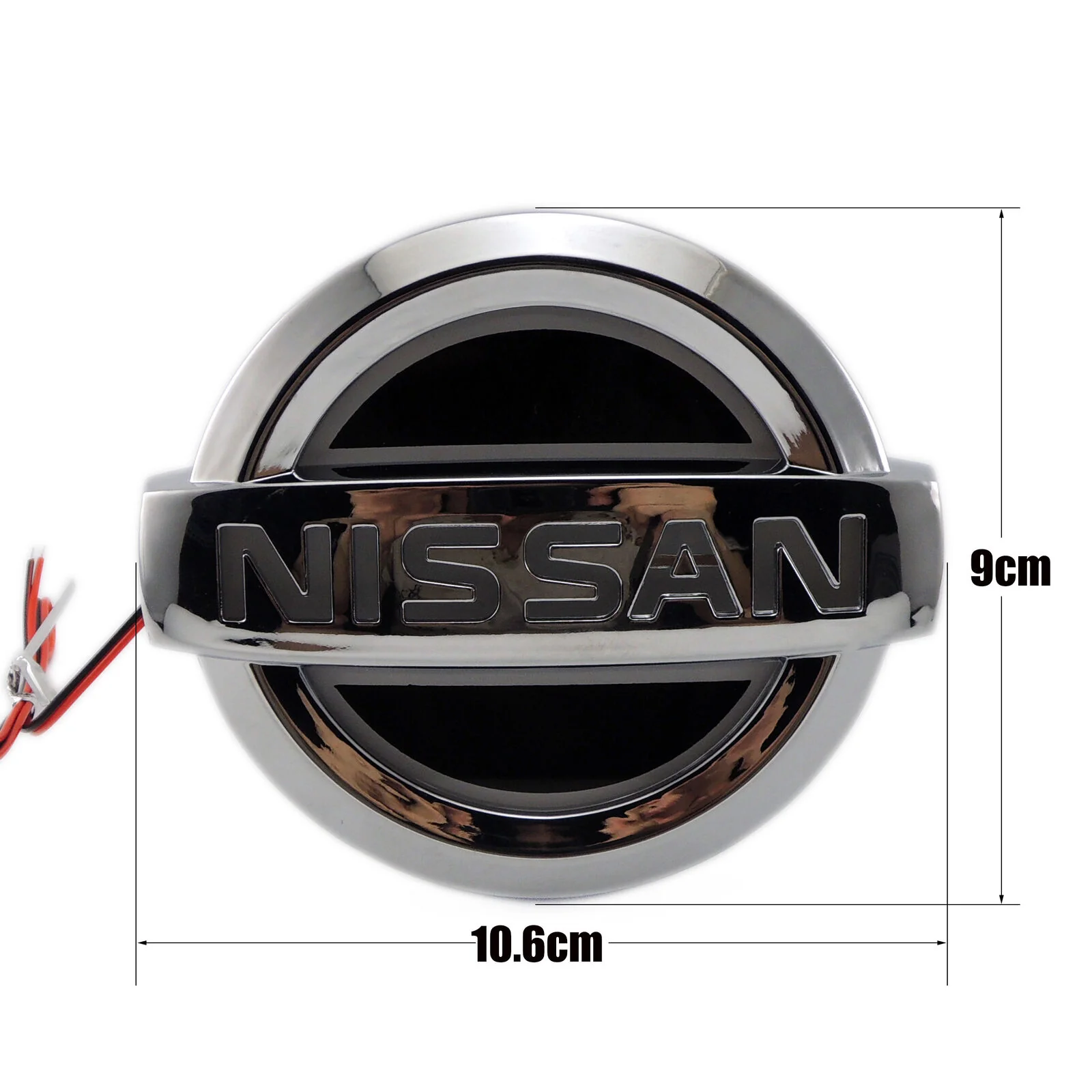 NISSAN White 5D LED Car Tail Logo Badge Emblem Auto Light Lamp For TIIDA X-TRAIL - Image 8