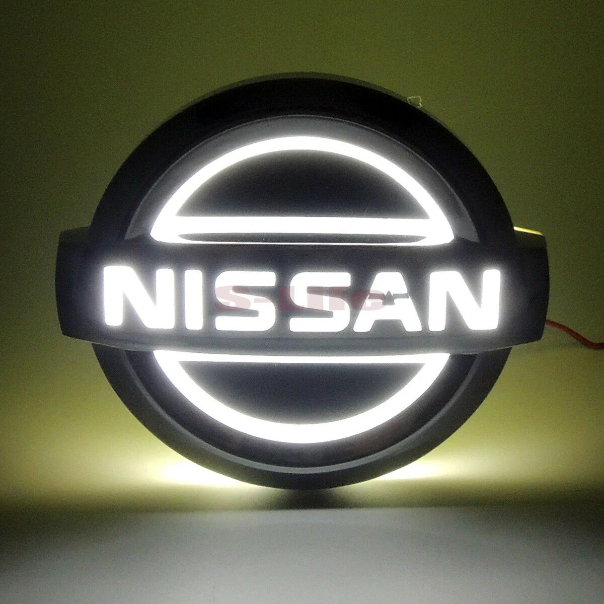 NISSAN White 5D LED Car Tail Logo Badge Emblem Auto Light Lamp For TIIDA X-TRAIL - Image 9