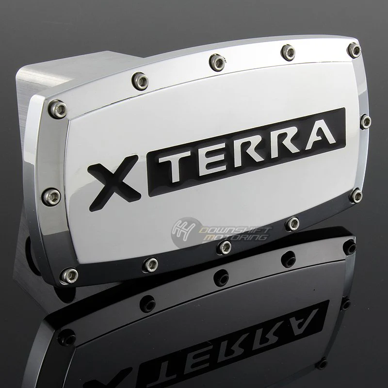 NISSAN Xterra Engraved Billet LOGO Hitch Cover Plug Cap For 2" Trailer Tow Receiver with ALLEN BOLTS Design - Image 3