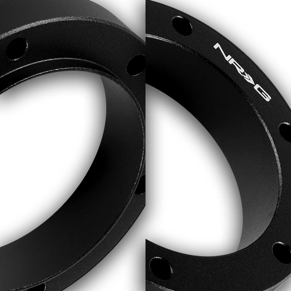 NRG Aluminum 0.5 Inch 6 X70mm Steering Wheel Universal Hub Adapter Spacer -SRK-520BK - Image 3