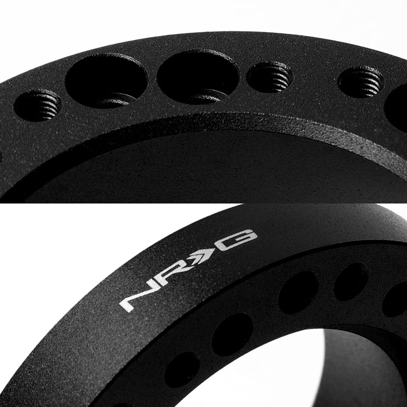 NRG Aluminum 1/2 -Inch 6-Bolt Steering Wheel Universal HUB Adapter Spacer -SRK-500BK - Image 2