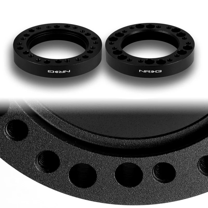 NRG Aluminum 1/2 -Inch 6-Bolt Steering Wheel Universal HUB Adapter Spacer -SRK-500BK - Image 3